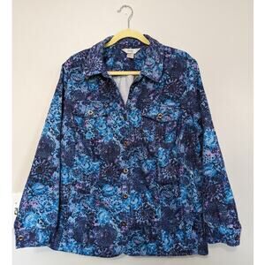 Women's plus size CJ Banks dress jacket multi color size 2X